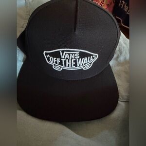 Vans Black classic snapback nwt
